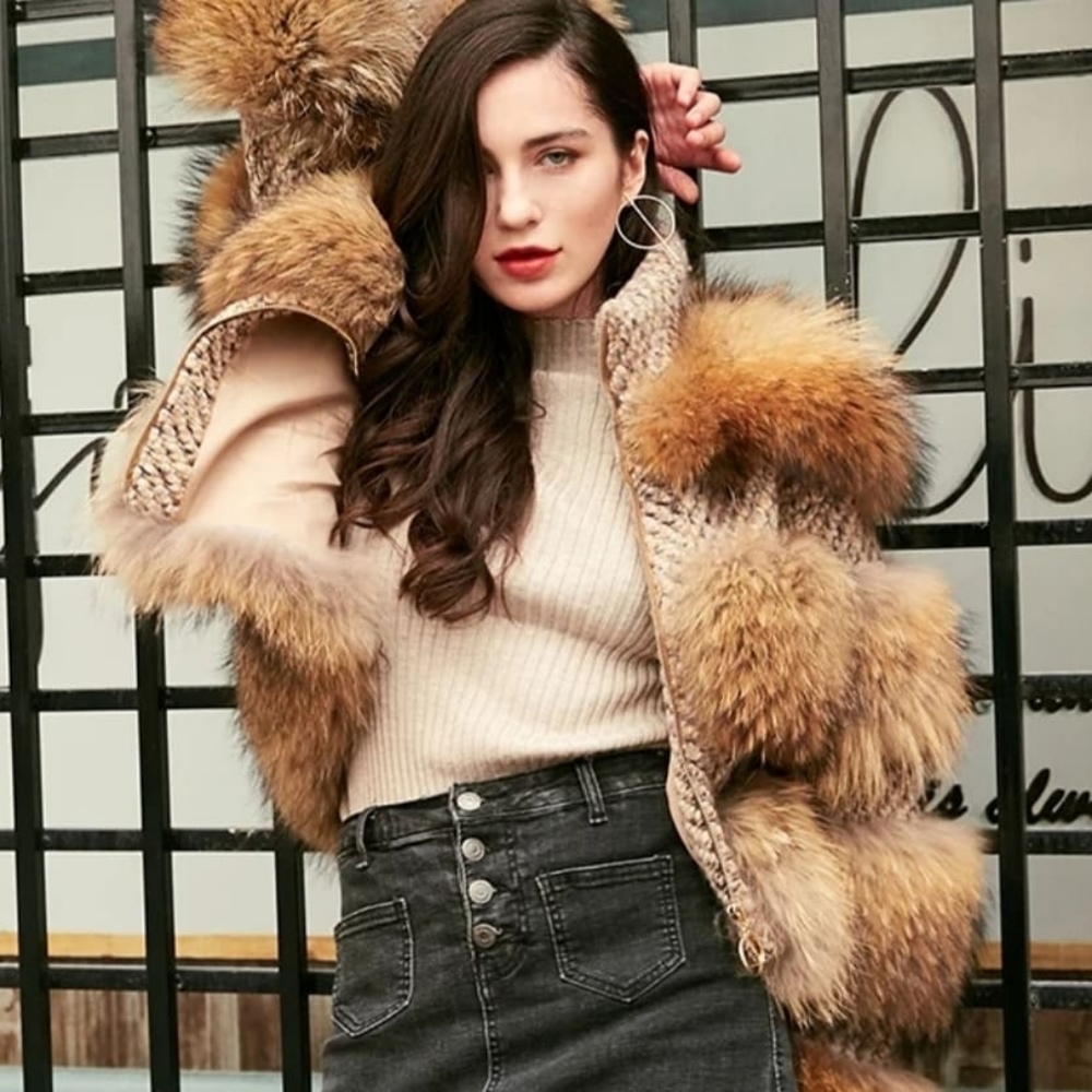 Raccoon Fur Jacket